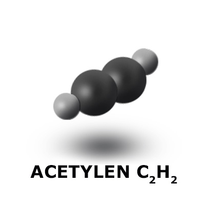 Detektor acetylenu C2H2
