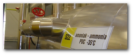 System detekcji amoniaku w chłodnictwie.