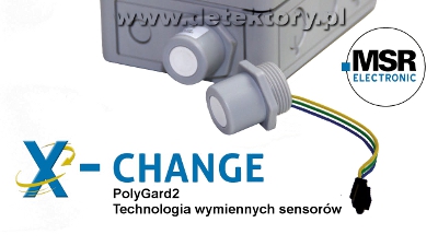 PolyGard2 wymienne sensory w technologii X-Change