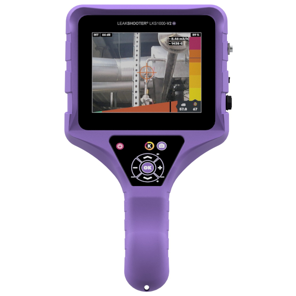 Leakshooter V2T+ ultradźwiękowy detektor wycieków z kamerą.