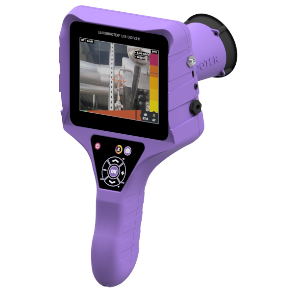 Leakshooter V2+ ultradźwiękowy wykrywacz nieszczelności z kamerą.