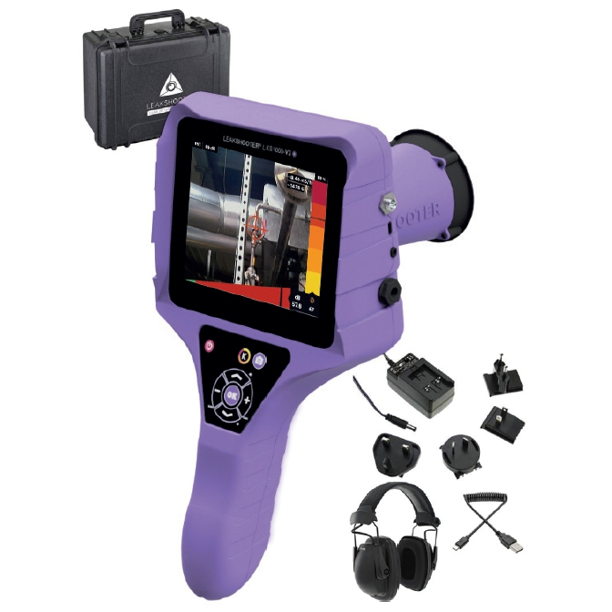 Leakshooter V2+ ultradźwiękowa kamera do wycieków.