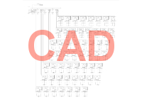 PolyGard2 schemat systemu detekcji ditlenku węgla 7 sekcji z sensorem wyniesionym w chłodni CAD