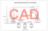 PolyGard2 schemat dla kotłowni CAD