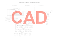 PolyGard2 schemat dla 3 hal z promiennikami i podziałem na 4 linie CAD